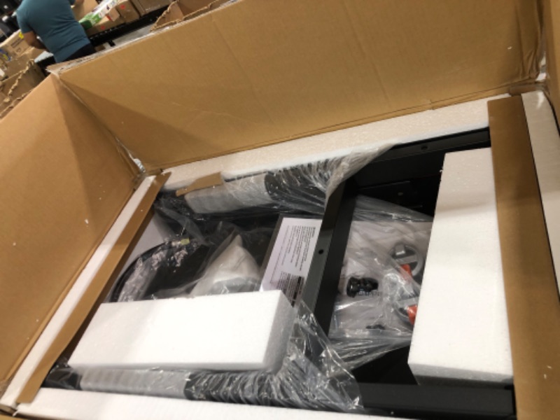 Photo 1 of Blackstone 1883 Original 28” Griddle with Integrated Protective Hood and Counter Height Side Shelves, Powder Coated Steel, Black