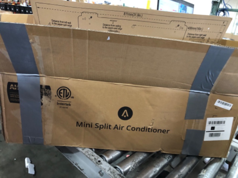 Photo 1 of 9000 BTU Mini Split Air Conditioner, Wifi Enabled 20 SEER2 230V Ductless AC Unit Cool up to 450 Sq. Ft, Inverter Ductless Air Conditioner, Pre-Charged & 16.4ft Installation Kits, White