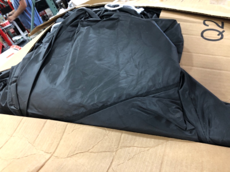 Photo 1 of WUHUWOO Inflatable Nightclub 20x16.5x12 Ft, Large Black Inflatable Party Club Tent for Adults Birthday Backyard Wedding Rental, 2 Doors and Logo Area
