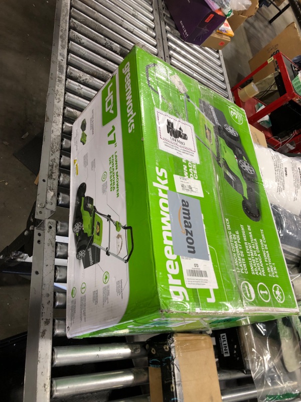 Photo 1 of Greenworks 40V 17" Cordless (Push) Lawn Mower (75+ Compatible Tools), 4.0Ah Battery and Charger Included