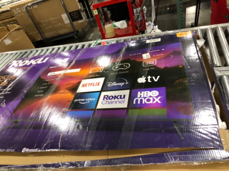Photo 1 of Roku Smart TV – 65-Inch Plus Series 4K QLED RokuTV with Roku Voice Remote Pro, Dolby Vision, Striking 4K Resolution, Automatic Brightness, & Seamless Streaming – Live Local News & Sports
