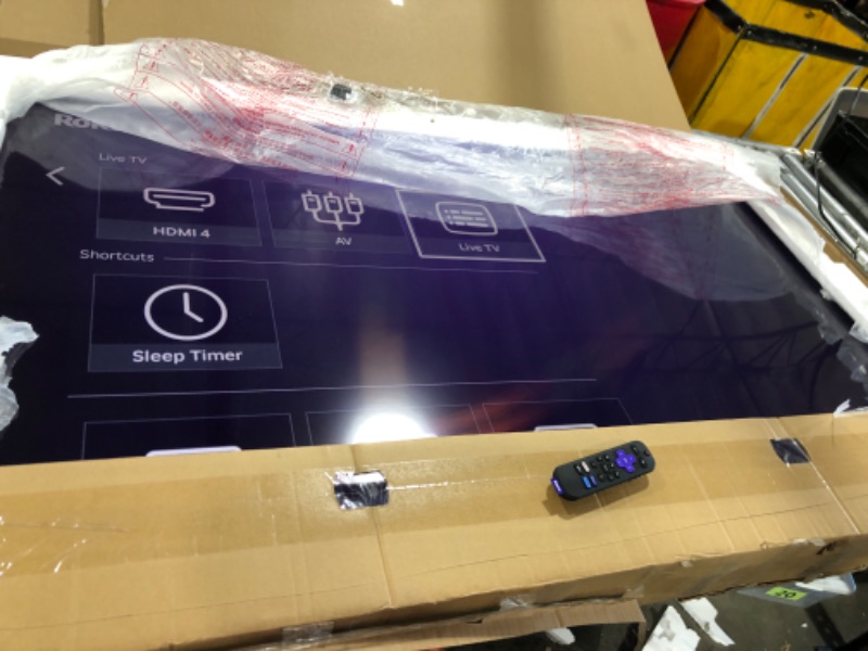 Photo 1 of Roku Smart TV – 65-Inch Plus Series 4K QLED RokuTV with Roku Voice Remote Pro, Dolby Vision, Striking 4K Resolution, Automatic Brightness, & Seamless Streaming – Live Local News & Sports