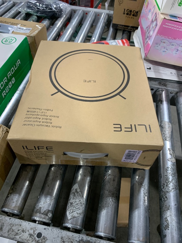 Photo 1 of ILIFE V5s Plus Robot Vacuum and Mop Combo, Works with 2.4G WiFi, Alexa/App/Remote Control, Automatic Self-Charging Robotic Vacuum Cleaner, for Pet Hair, Hard Floor, Low Carpet (V5s Pro Upgraded)