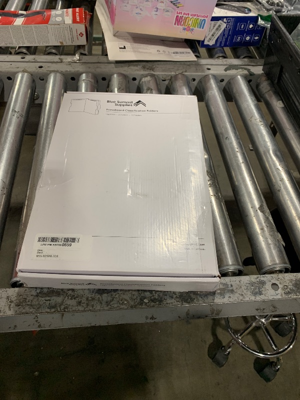 Photo 1 of 10 Legal Size Classification Folders - 2 Divider - 2 Inch Tyvek Expansions - Durable 2 Prongs Designed to Organize Standard Law Client Files, Office Reports - Legal Size, 10 Folders (Red)