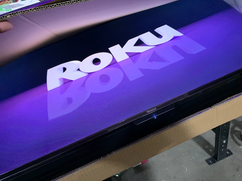 Photo 1 of Roku Smart TV – 55-Inch Select Series 4K HDR RokuTV with Roku Enhanced Voice Remote, Brilliant 4K Picture, Automatic Brightness, & Seamless Streaming – Live Local News, Sports, Family Entertainment