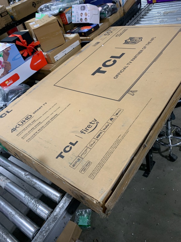 Photo 1 of TCL 55-Inch Class S5 UHD 4K LED Smart TV with Fire TV (55S551F