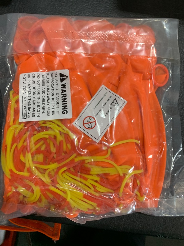 Photo 1 of 24 Pcs Orange Punch Balloons Bounce with Rubber Band Handle Punching Balloon Heavy Duty for Birthday party favors, Kids (Orange)