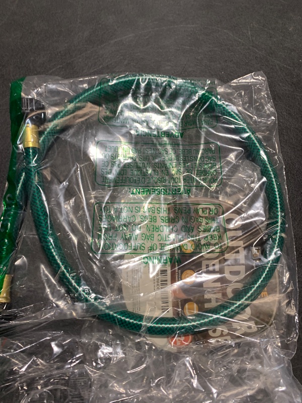 Photo 1 of Garden Hose Leakproof for Gardener: 1/2” PVC Water Hoses with GHT Fittings - 3 FT No Kink and Flexible for Outdoor