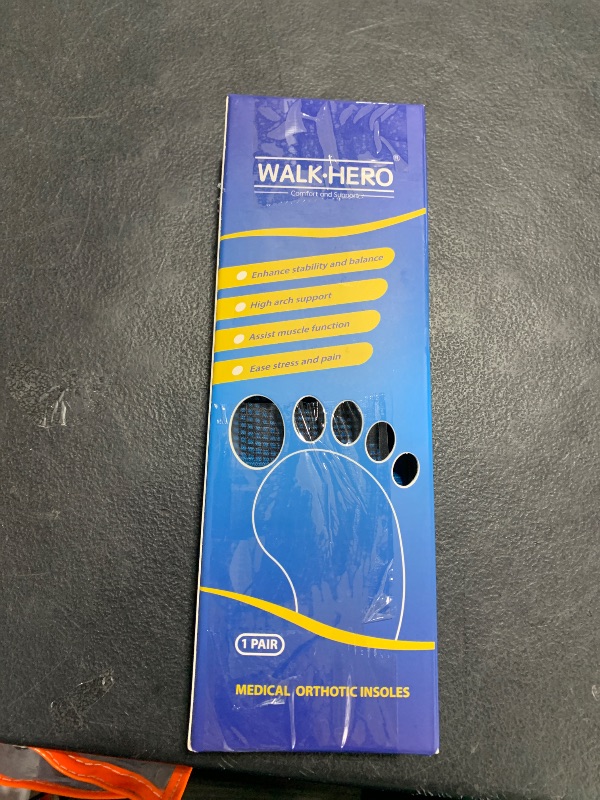 Photo 1 of Inserts Relieve Plantar Fasciitis - Flat Feet Insoles Arch Supports, Orthotic Insoles for Foot Pain Arch Pain Reduce Muscle Fatigue Absorb Shock (Mens 6-6 1/2 | Womens 8-8 1/2)