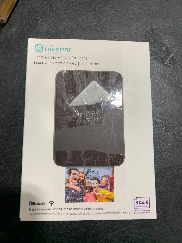 Photo 1 of Lifeprint 3x4.5 Hyperphoto Printer for iPhone & Android - Black