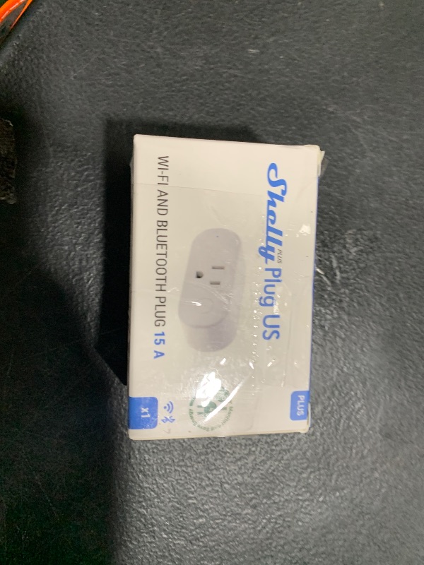 Photo 1 of Shelly Plus Plug US | WiFi & Bluetooth Operated Smart Plug with Power Measurement | Home Automation | iOS Android App | Alexa and Google Home Compatible | Monitor Appliances | Remote Control