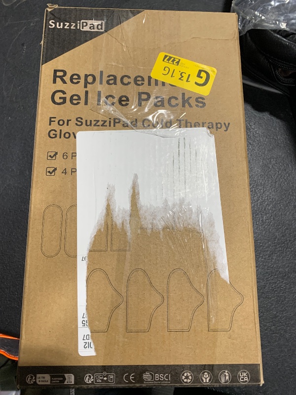 Photo 1 of SuzziPad Replacement Ice Gel Packs for Cold Therapy Gloves and Socks(10-Piece Set), L