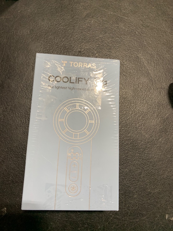 Photo 1 of TORRAS COOLiFY iva Handheld Fan with Ice Cooler, [Chill to 60.8F in 1s] 0-100 Speed, Super Mini Powerful Portable Fan, 5000mAh Rechargeable Hand Fan, Travel Essentials, Gifts for Dad Husband, Ivory