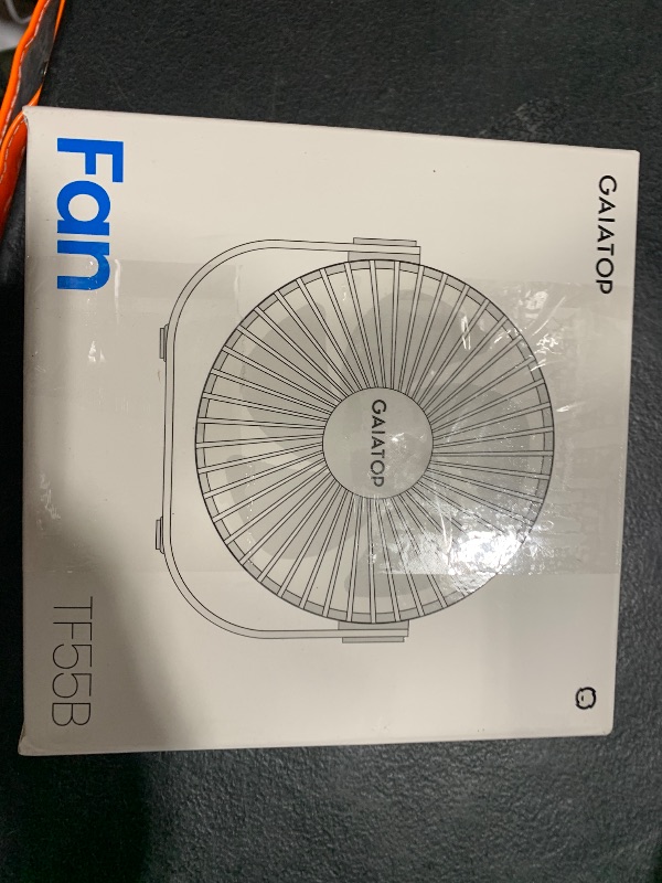 Photo 1 of Gaiatop USB Desk Fan, 3 Speeds Strong Airflow, 5.5 Inch Portable 90° Rotate Quiet Cooling, Small Personal Table Fans for Bedroom Home Office Travel Green