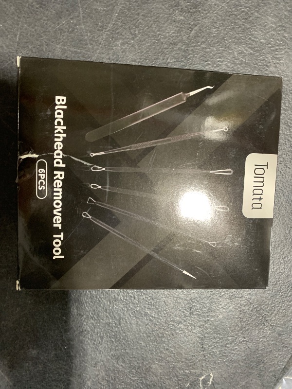 Photo 1 of Blackhead Remover Pimple Popper Tool Kit - (6 Piece Kit) - Professional Stainless Pimples Comedone Extractor Removal Tool