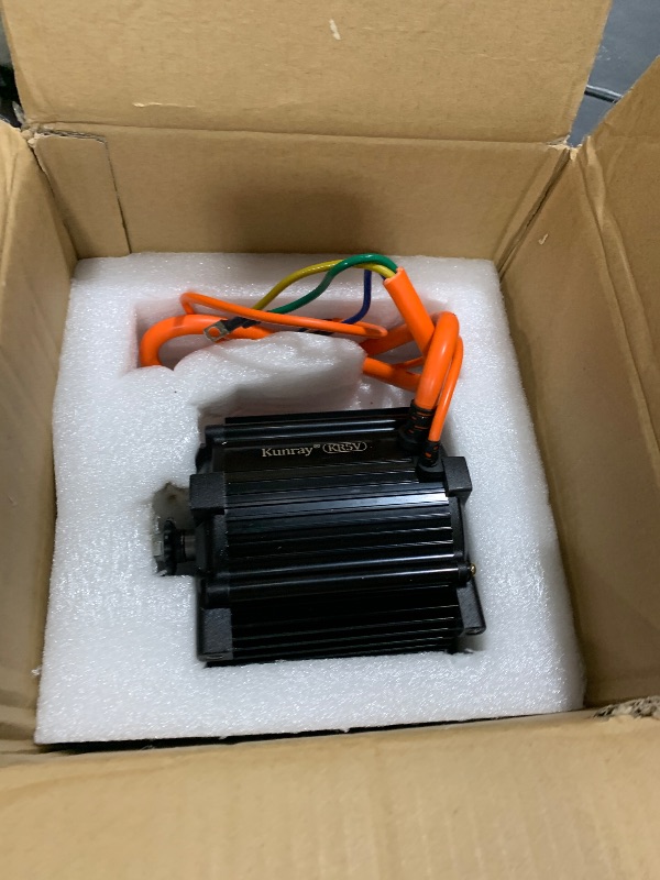 Photo 1 of Kunray Electric Brushless DC Motor 72V 5000W Electric Dirt Bike Motor Peak 6900rpm Peak 10KW for Go Kart Razor Upgrade Kit Motorcycle and More (Upgraded Brushless DC Motor, 72V 5000W)