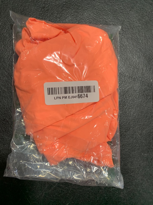 Photo 1 of Haloumoning Girls Loose Athletic Shirts Short Sleeve Crop Tops Kids Quick Dry Gym Yoga Tees 5-14 Years Orange