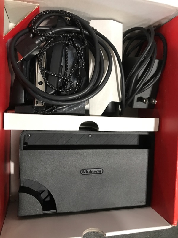Photo 1 of Nintendo Switch – OLED Model w/ Neon Red & Neon Blue Joy-Con