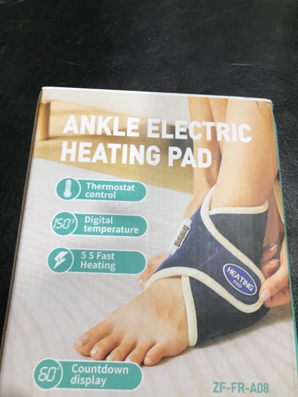 Photo 1 of CAMECO Electric Heating Pad for Achilles Tendinitis, Plantar Fasciitis - Auto Shut Off, Adjustable 86°F-158°F for Pain Relief