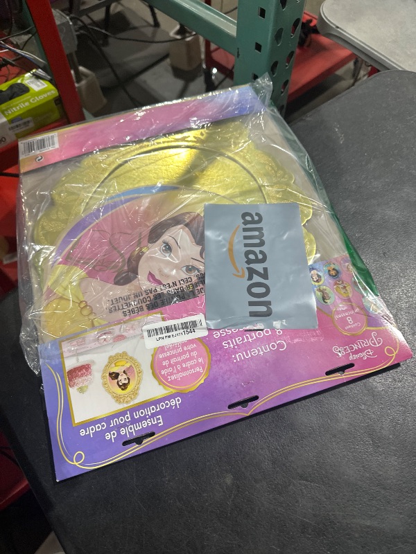 Photo 1 of Disney Princess Glitter Wall Frame & Cutout Decoration Kit - Stunning & Unique, Perfect for Every Princess