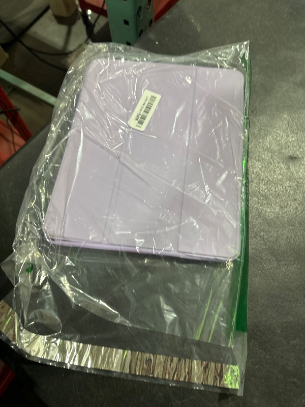 Photo 1 of ZryXal New iPad Pro 13 Inch Case M4 (2024 Model, 7th Generation) with Pencil Holder, Smart iPad Case [Support Pencil Pro and Pencil (USB-C)], Support Touch ID and Auto Wake/Sleep (New Clove Purple)