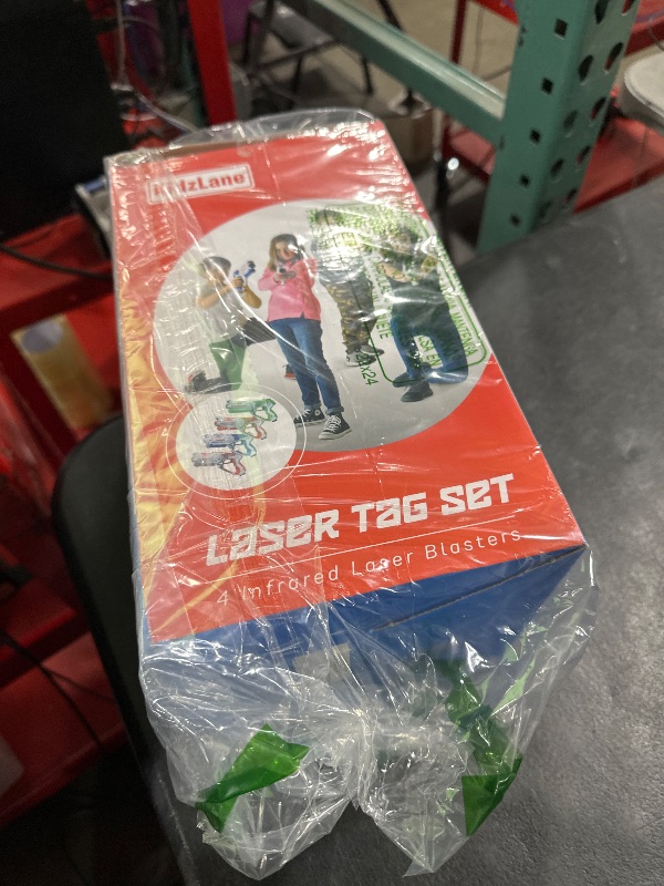 Photo 1 of Kidzlane Laser Tag Guns Set for 4 for Kids and Adults - Infrared Blasters with 130-Foot Long Range, 4 Team Modes and Settings - Multiplayer Battles - Indoor and Outdoor Play for Ages 8 and Up