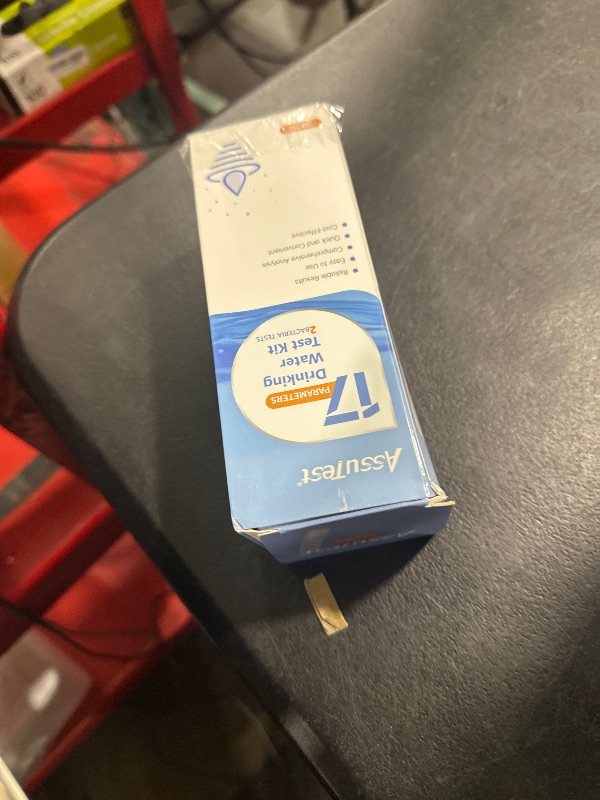 Photo 1 of AssuTest 17-in-1 Water Testing Kits for Drinking Water Home, Sensitivitys, Hardness, 125 Paper pH Test Strips + 2 Bacteria Tester Strips, Chlorine, Lead, lron, Copper, Nitrate, and Nitrite Levels.