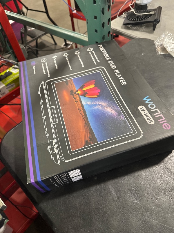 Photo 1 of WONNIE 17.9" Large Portable DVD/CD Player with 6 Hrs 5000mAH Rechargeable Battery, 15.4" Swivel Screen, 1366x768 HD LCD TFT, All Regions, Support USB/SD Card/Sync TV, High Volume Speaker