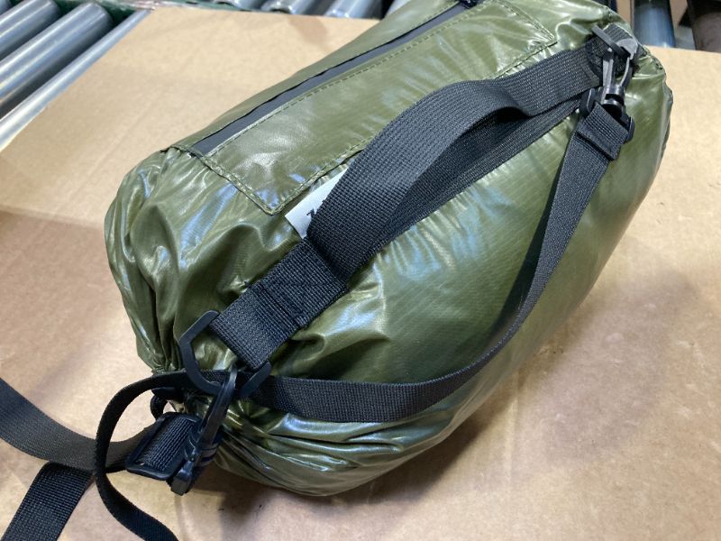 Photo 1 of Zabiltro Large Outdoor Waterproof Blanket-Quilted Extra Thick Fleece Windproof Warm Includes Stuff Sack Shoulder Strap Machine Washable,55"x78"- Army Green