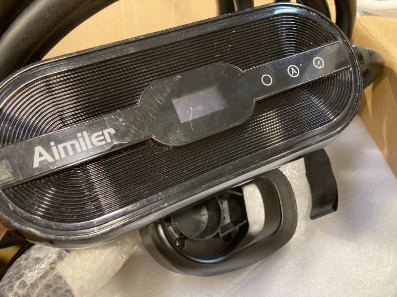 Photo 1 of AIMILER Level 2 Electric Vehicle (EV) Charger(32Amp, 220V-240V, NEMA 14-50 Plug), 25ft Cable ETL Listed Portable Indoor/Outdoor EVSE SAE J1772 EV Car Charging Station w/Delay Timer, WiFi Enabled