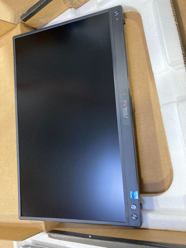 Photo 1 of ASUS ZenScreen 15.6” 1080P Portable Monitor (MB16ACV) - Full HD, IPS, Eye Care, Flicker Free, Blue Light Filter, Kickstand, USB-C Power Delivery, for Laptop, PC, Phone, Console