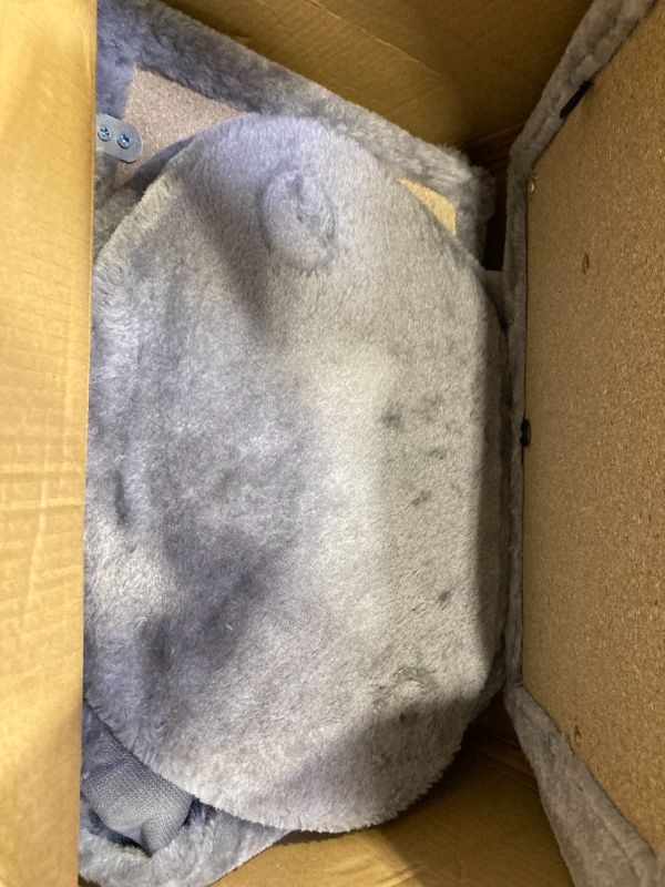 Photo 1 of Xin Three Layer Cat Tree with Cat Condo and Two Hammocks,Grey
