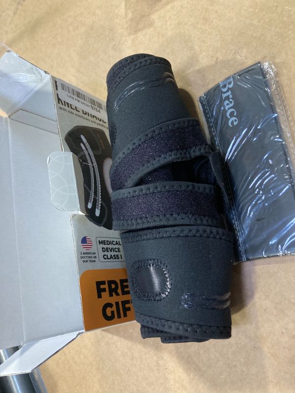Photo 1 of 1pc DR. BRACE ELITE Knee Brace with Side Stabilizers & Patella Gel Pads for Maximum Knee Pain Support and fast recovery for men and women-Please Check How To Size Video (Pluto, X-Large)
