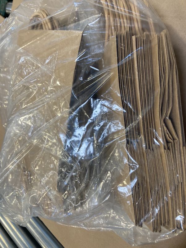 Photo 1 of Brothersbox Small Brown Kraft Paper Bags with Handles 50PCS - 5.25*3.25*8 Inch Bags for Birthday Party Grocery Retail Shopping Business