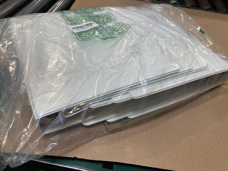 Photo 1 of 1-inch 3 Ring Binder with 2 Interior Pockets, 1'' Basic Binders Holds US Letter Size 8.5'' x 11'' Paper - Versatile Binders for Office, Home, and School Use, 6 Pack (White)