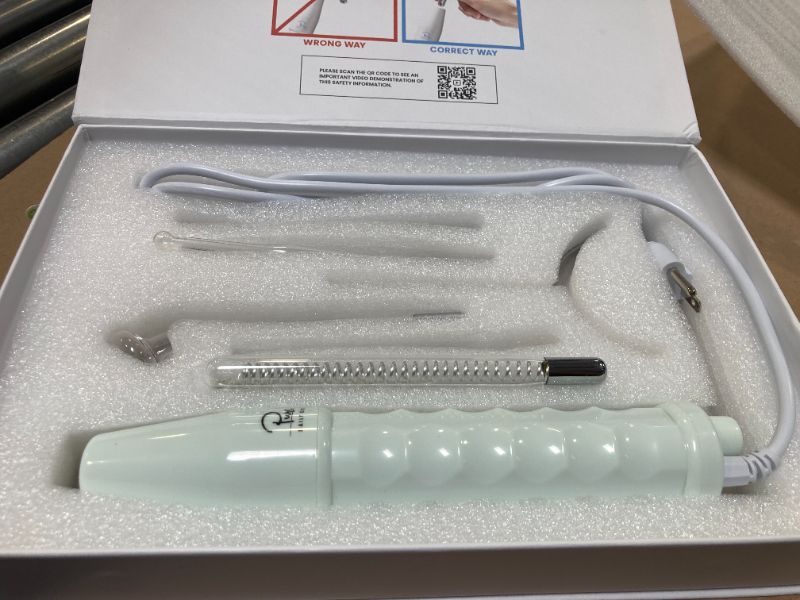 Photo 1 of NuDerma Clinical Skin Therapy Wand - Portable Skin Therapy Machine w 6 Fusion Neon + Argon Wands – Anti Aging - Clarifying - Skin Tightening & Radiance - Wrinkle Reducing