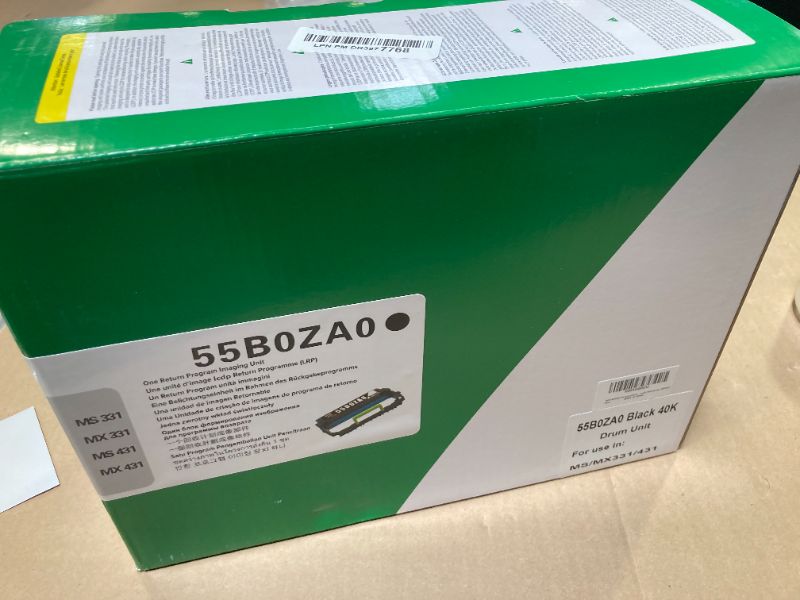 Photo 1 of Lexmark 50F0ZA0 Imaging Unit Toner