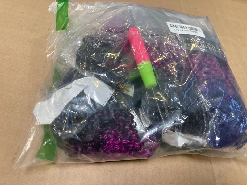 Photo 1 of Aksice Pre-looped Yanky Twist Crochet Hair 10 Inch 8 Packs Bohemian Passion Twist Spring Mini Twist Crochet Hair for Black Women Boho Crochet Braids Synthetic (#1b/purple/blue)