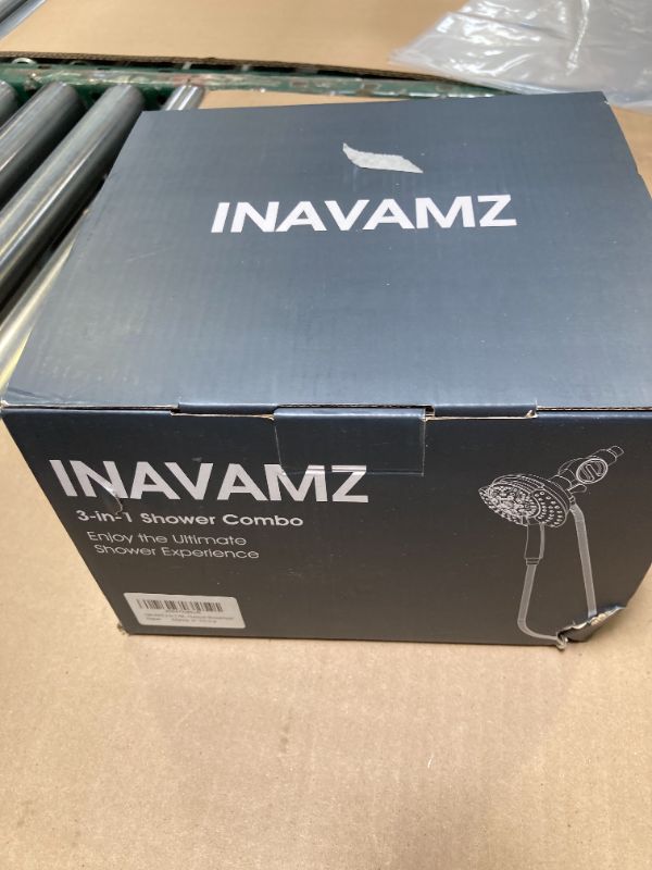 Photo 1 of INAVAMZ 2-in-1 Filtered Shower Head with Handheld: Dual Shower Heads with Rain Shower & Handheld Shower Head, 10-Mode Detachable Shower Head with Massage Spray, Shower Trim Systems