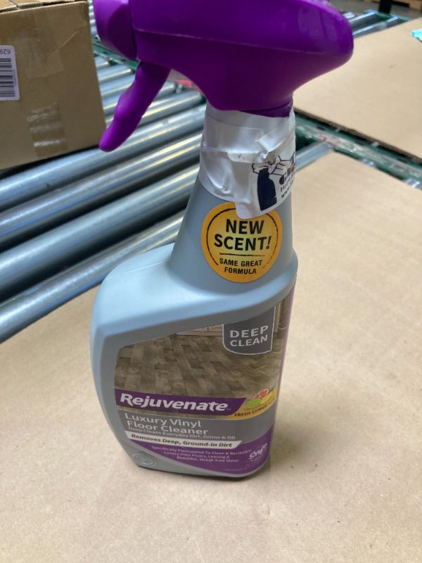 Photo 1 of Rejuvenate Luxury Vinyl Floor Cleaner Gently Cleans And Revitalizes Luxury Vinyl Floors, 32 Ounces