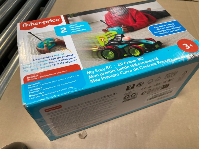 Photo 1 of Fisher-Price Preschool Toy Remote Controlled Car My Easy RC with 2 Speeds for Kids Ages 3+ Years