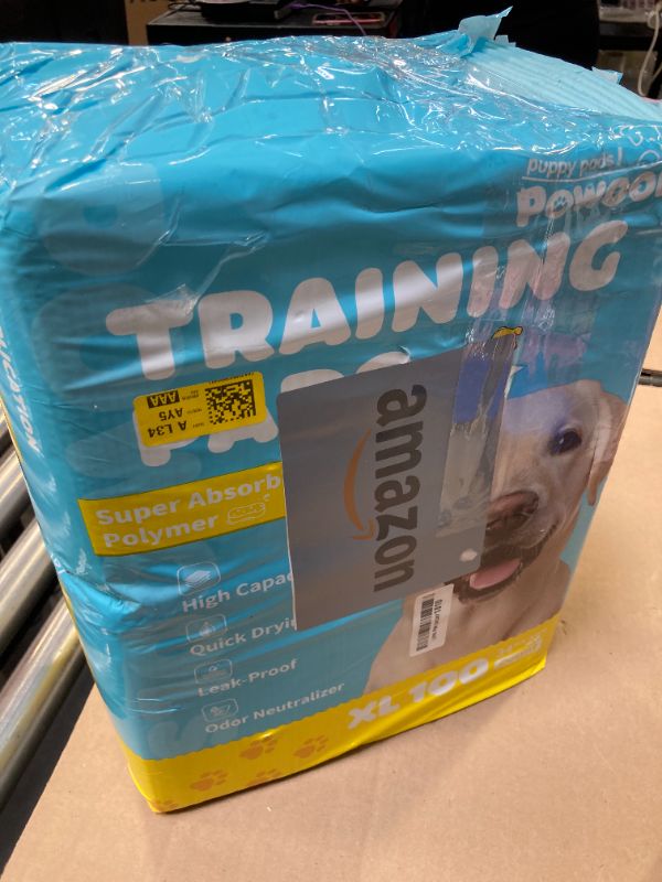 Photo 1 of 100-Pack X-Large Puppy Pads - 34'' x 28'' Pee Pads for Dogs Potty Training with Leak-Proof Quick-Dry Design, 6-Layer Dog Pads Extra Large, Blue
