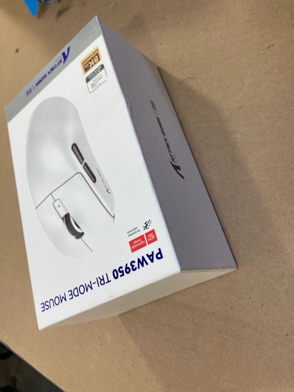 Photo 1 of Attack Shark R6 Lightweight Wireless Gaming Mouse,PAW 3950Max Sensor Computer Mouse with Nordic 52480,8KHz Polling,42K DPl,OMRON Optaicl Switch,USB-C Charging,7 Programmable Buttons(Black & Sticker)