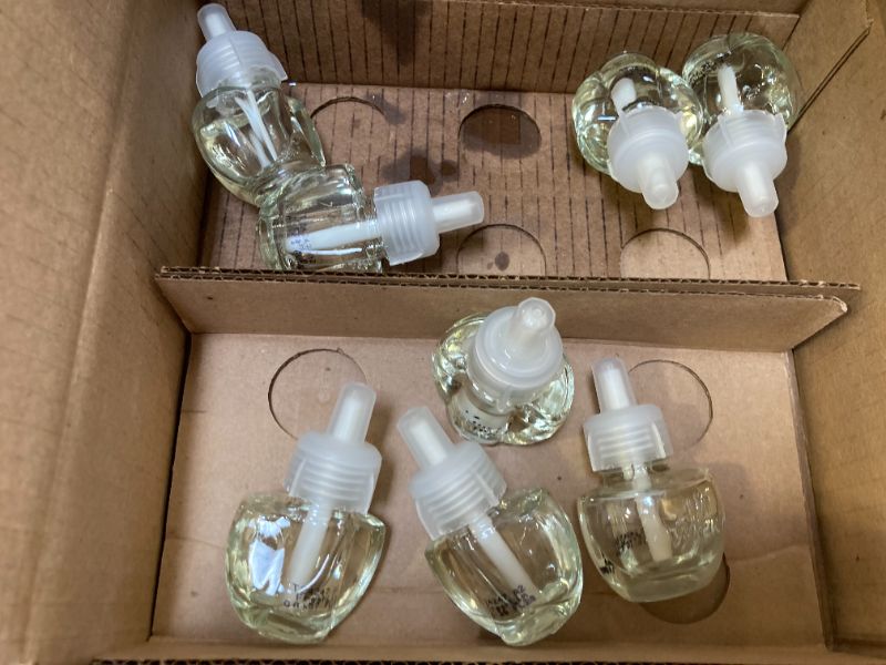 Photo 1 of 8pcs--Air Wick Plug in Scented Oil Refill, 10ct, Fresh Linen, Air Freshener, Essential Oils, Eco Friendly Pack