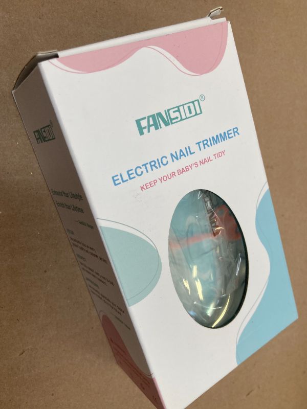 Photo 1 of Baby Nail Trimmer Electric, FANSIDI Baby Nail Clippers Safe Baby Nail File Kit with Extra 12 Replacement Pads, Trim Polish Grooming Kit for Newborn Infant Toddler or Adults Toes Fingernails Care, Blue
