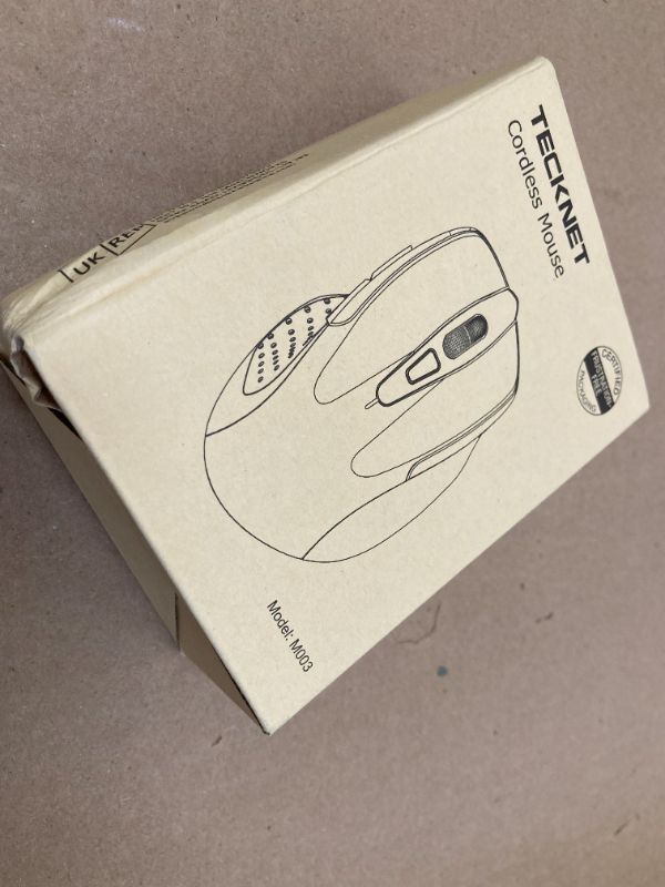 Photo 1 of TECKNET Wireless Mouse, 2.4G Ergonomic Optical Mouse, Computer Mouse for Laptop, PC, Computer, Chromebook, Notebook, 6 Buttons, 24 Months Battery Life, 2600 DPI, 5 Adjustment Levels