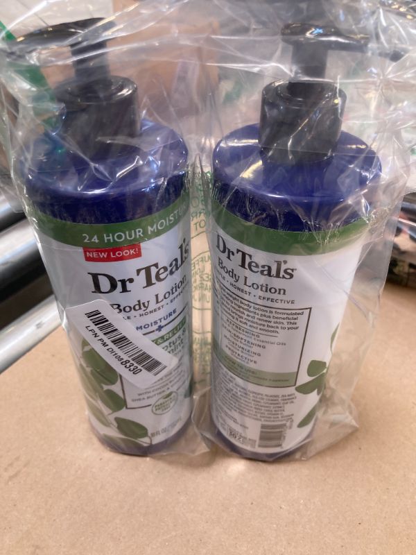 Photo 1 of Dr Teal's Body Lotion, Eucalyptus & Spearmint & Essential Oils, 18 fl oz (Pack of 2)