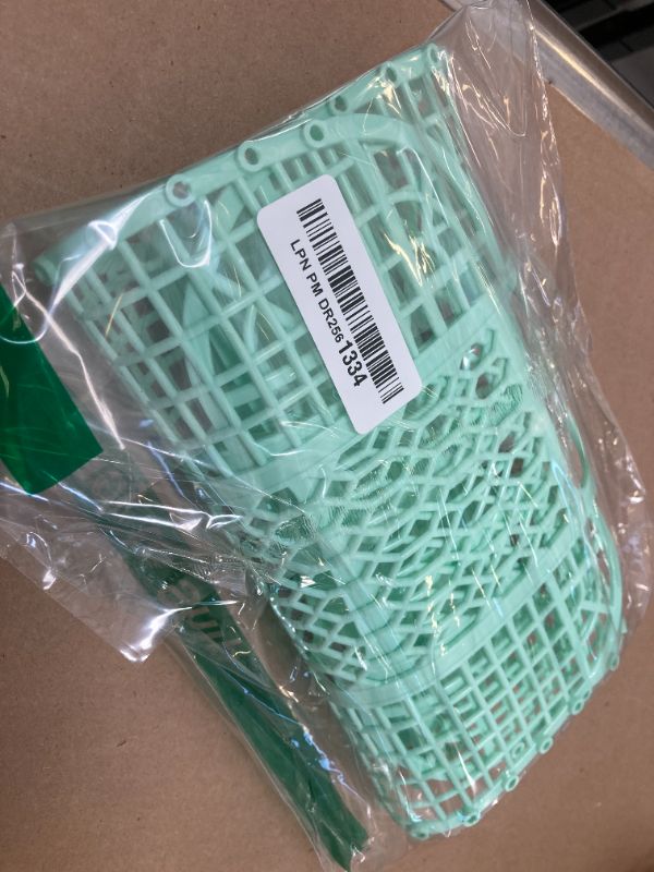 Photo 1 of BABANA Small Plastic Jelly Bags - Reusable Gift Basket | Beach Bag Bridal Easter Basket (Mint)