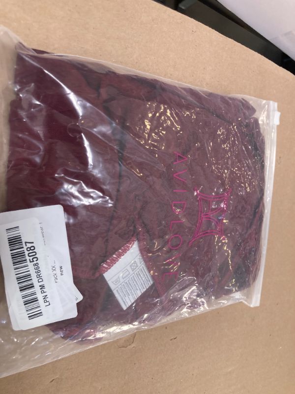 Photo 1 of Avidlove Women Plus Size Babydoll Lingerie Lace Chemise Mesh Sleepwear Dark Red xxl