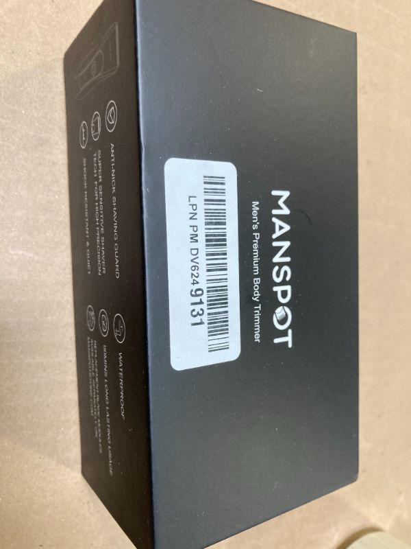 Photo 1 of MANSPOT Manscape Pubic Hair Trimmer for Men and Women, Electric Ball Trimmer Pubic Trimmer Shaver,Hypoallergenic Ceramic Blade Heads,Waterproof Wet/Dry Groin Shaver,20 Times Usage,No Nick,No Burn